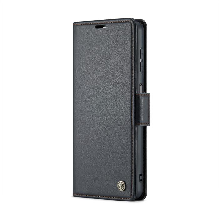 Bild 2, CASEME CASEME Samsung Galaxy A16 Fodral Läder RFID Svart - Teknikhallen.se