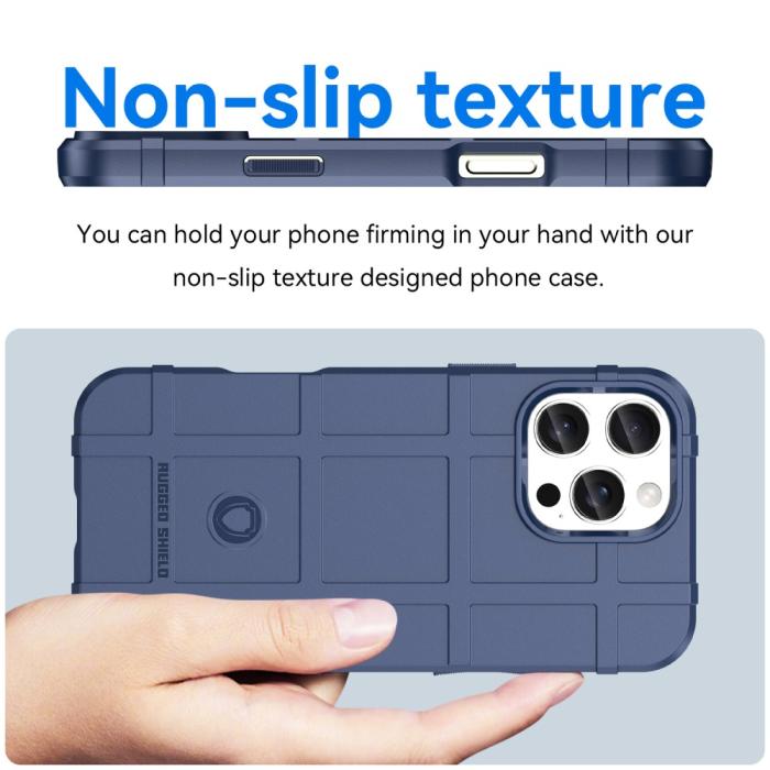 Bild 4,  iPhone 16 Pro Skal Robust Blå - Teknikhallen.se