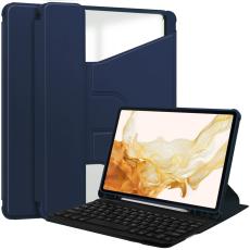  Galaxy Tab S9 Plus Fodral 360&deg; Rotation Hybrid M&ouml;rk Bl&aring; - Teknikhallen.se