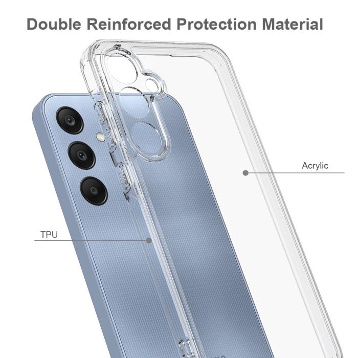 Bild 6,  Samsung Galaxy A35 5G Skal Akryl/TPU Transparent - Teknikhallen.se