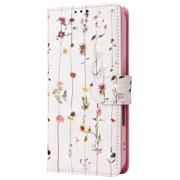 Bild 6,  iPhone 16 Fodral Med Tryck Små Blommor RFID - Teknikhallen.se