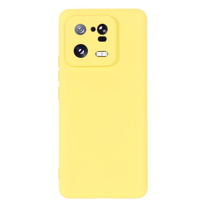 Bild 2,  Xiaomi 13 Pro 5G Skal Liquid Silikon Gul - Teknikhallen.se