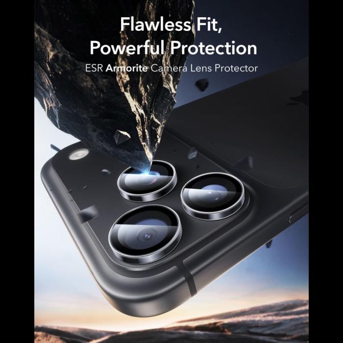 Bild 2, ESR ESR iPhone 18 Pro / 18 Pro Max Linsskydd Armorite - Teknikhallen.se