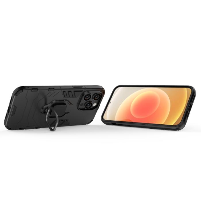 Bild 3,  iPhone 14 Pro Max Skal Ring Hybrid Armor Svart - Teknikhallen.se