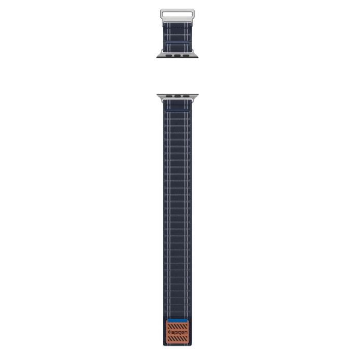 Bild 5, Spigen Spigen Apple Watch 42/44/45/46/49 mm Klockarmband Navy - Teknikhallen.se