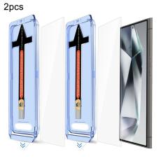  Samsung Galaxy S25 Ultra 2-PACK Sk&auml;rmskydd Helt&auml;ckande H&auml;rdat Glas - Teknikhallen.se