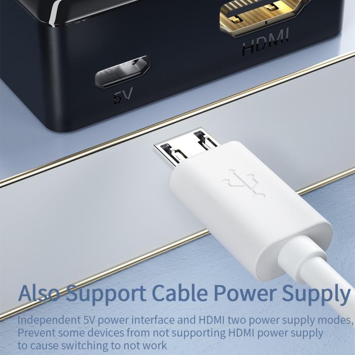 Bild 5, ESSAGER ESSAGER HDMI Splitter - Teknikhallen.se
