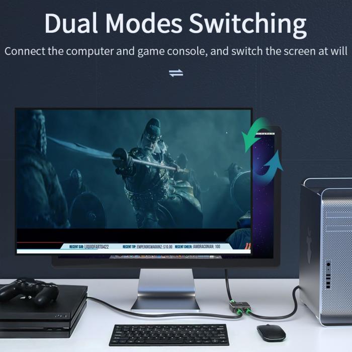 Bild 6, ESSAGER ESSAGER HDMI Splitter - Teknikhallen.se