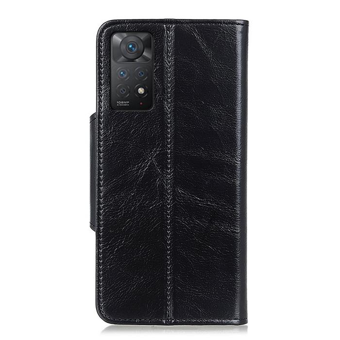 Bild 3, KHAZNEH KHAZNEH Xiaomi Redmi Note 11 Pro 5G Fodral Vintage Svart - Teknikhallen.se