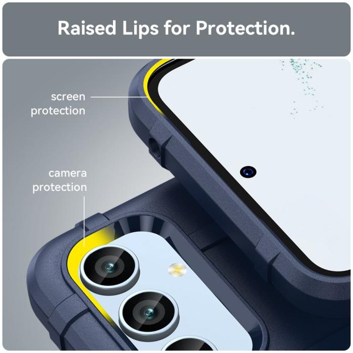 Bild 6,  Samsung Galaxy A54 5G Skal Robust Blå - Teknikhallen.se