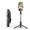  Bluetooth Selfiestick Tripod 113 cm Svart - Teknikhallen.se