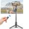  Bluetooth Selfiestick Tripod 113 cm Svart - Teknikhallen.se