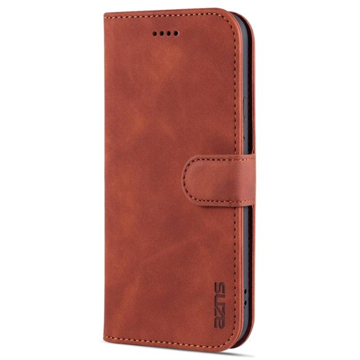 Bild 2, AZNS AZNS iPhone 14 Plus Fodral Skin Touch Brun - Teknikhallen.se