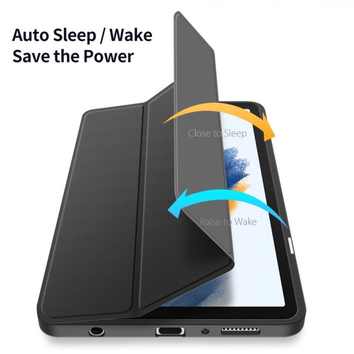 Bild 4, DUX DUCIS DUX DUCIS Galaxy Tab A9 Fodral TOBY Tri-Fold Svart - Teknikhallen.se