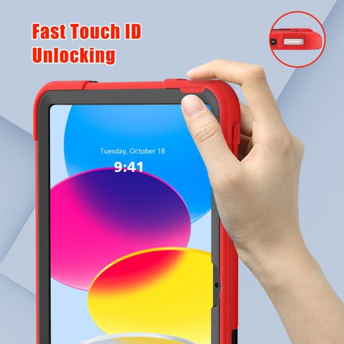 Bild 3,  iPad 11 2025 / 10.9 2022 Shockproof Hybrid Skal Med Kickstand - Teknikhallen.se