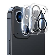 ENKAY ENKAY iPhone 15 / 15 Plus 2-PACK Linsskydd H&auml;rdat Glas - Teknikhallen.se