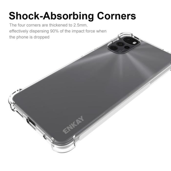 Bild 3, ENKAY ENKAY Motorola Moto G22 Skal Shockproof Transparent - Teknikhallen.se