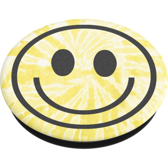 Bild 3, PopSockets PopSockets Avtagbart Grip med Ställfunktion Tie Dye Smiley - Teknikhallen.se
