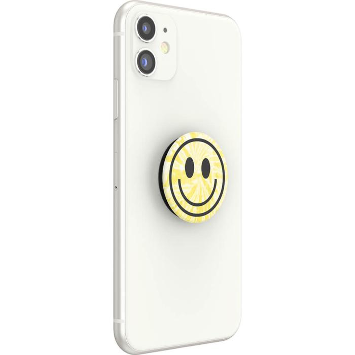 Bild 7, PopSockets PopSockets Avtagbart Grip med Ställfunktion Tie Dye Smiley - Teknikhallen.se