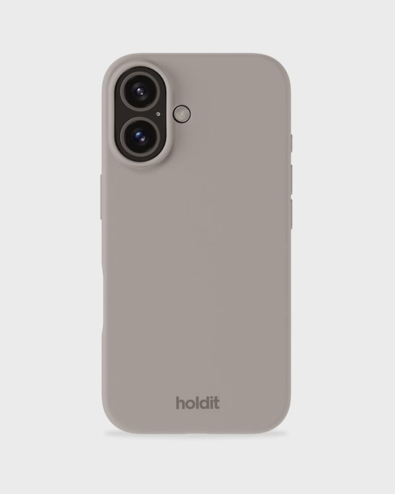 holdit holdit iPhone 16 Mobilskal Silikon Taupe - Teknikhallen.se