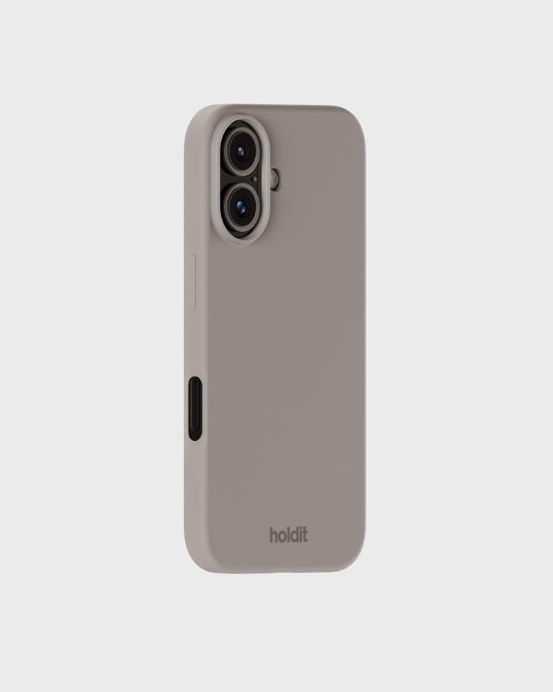 holdit holdit iPhone 16 Mobilskal Silikon Taupe - Teknikhallen.se