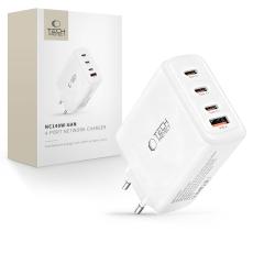 Tech-Protect Tech-Protect 140W V&auml;ggladdare PD QC3.0 USB-C/USB-A Vit - Teknikhallen.se