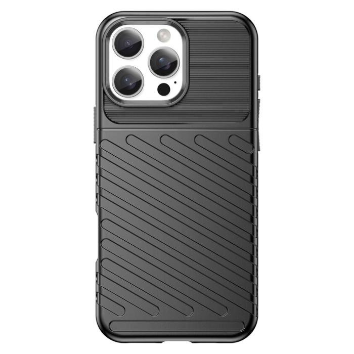 Bild 2,  iPhone 16 Pro Max Skal Twill Textur Svart - Teknikhallen.se