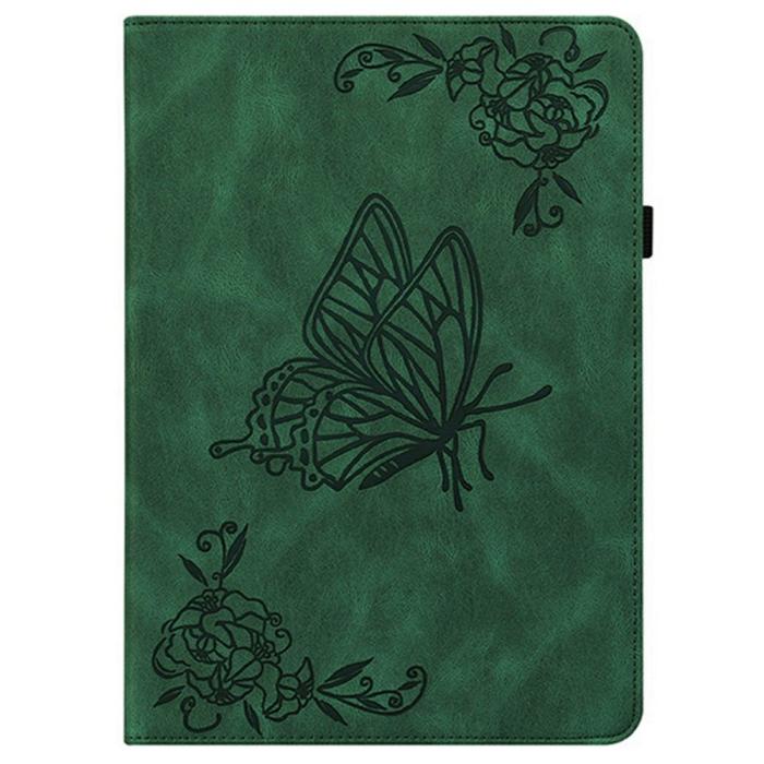 Bild 5,  Samsung Galaxy Tab S11 Fodral Butterfly Flower Grön - Teknikhallen.se
