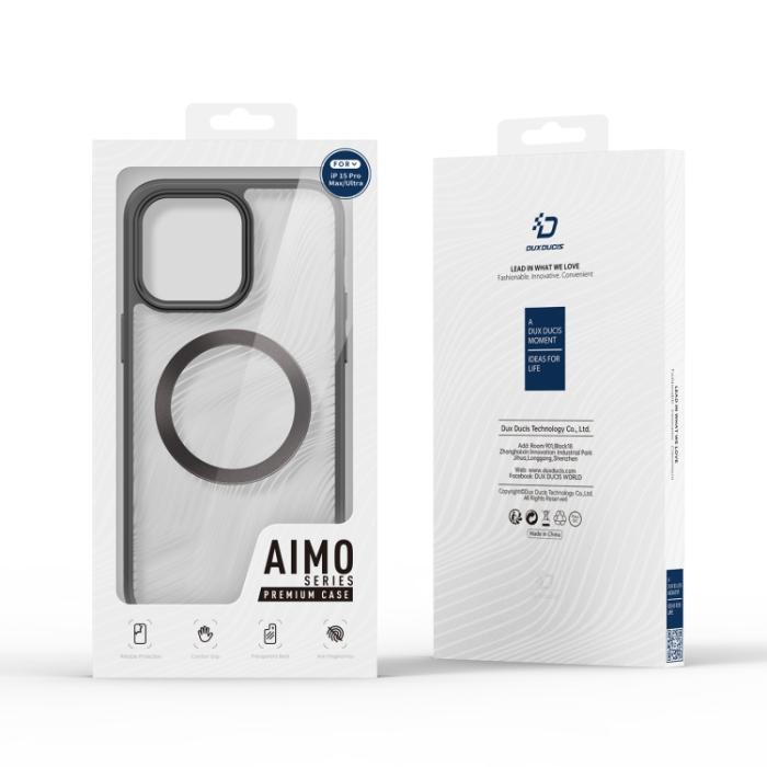 Bild 6, DUX DUCIS DUX DUCIS iPhone 15 Pro Max Skal MagSafe Aimo Series Svart - Teknikhallen.se