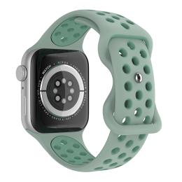 ColorPop Sportarmband Dual-Color Apple Watch 41/40/38 mm (S/M) Grön - Teknikhallen.se