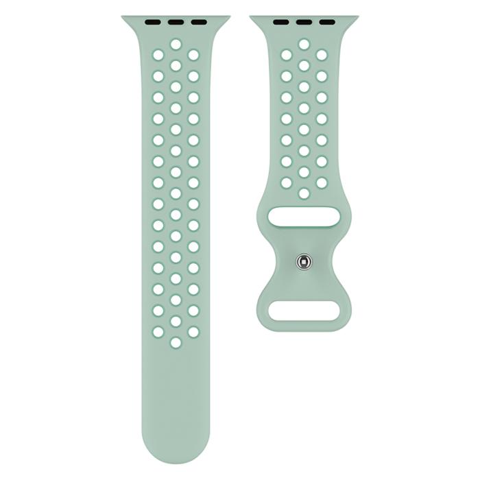 Bild 3, ColorPop Sportarmband Dual-Color Apple Watch 42/41/40/38 mm (S/M) Grön - Teknikhallen.se