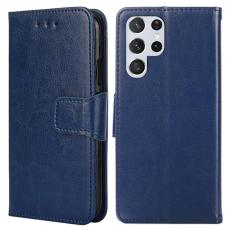  Samsung Galaxy S23 Ultra Fodral L&auml;der Bl&aring; - Teknikhallen.se