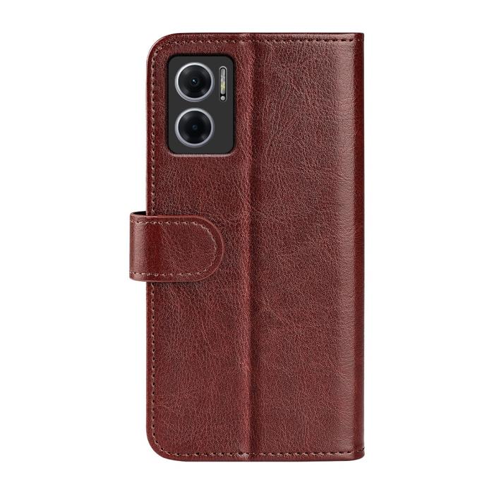 Bild 6,  Xiaomi Redmi 10 5G Fodral Crazy Horse Läder Brun - Teknikhallen.se