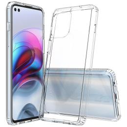  Motorola Moto G100 Skal Akryl/TPU Shockproof Transparent - Teknikhallen.se