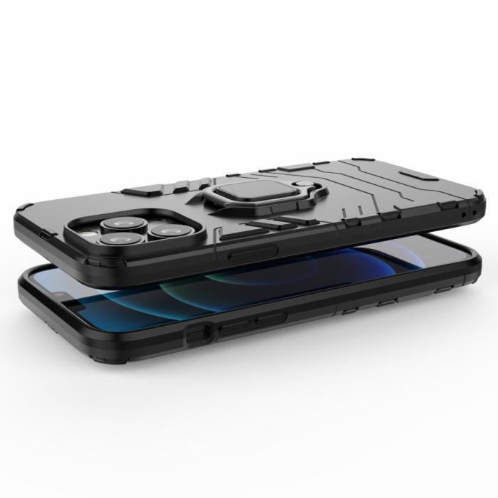 Bild 5,  iPhone 13 Pro Max - Hybrid Ring Skal - Svart - Teknikhallen.se