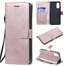  Samsung Galaxy S20 - Pl&aring;nboksfodral - Ros&eacute;guld - Teknikhallen.se