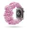  Scrunchie Pink Twill Armband Apple Watch 42/44/45/49 mm - Teknikhallen.se