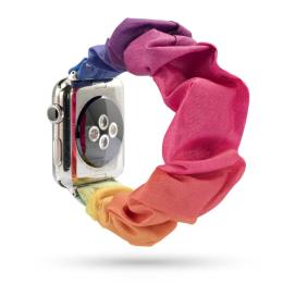  Scrunchie Marble Fade Armband Apple Watch 41/40/38 mm - Teknikhallen.se