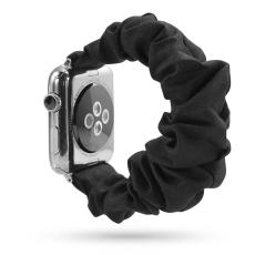  Scrunchie Black Armband Apple Watch 42/44/45/46/49 mm - Teknikhallen.se