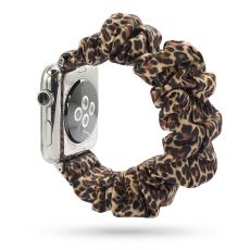  Scrunchie Leopard Armband Apple Watch 42/41/40/38 mm - Teknikhallen.se