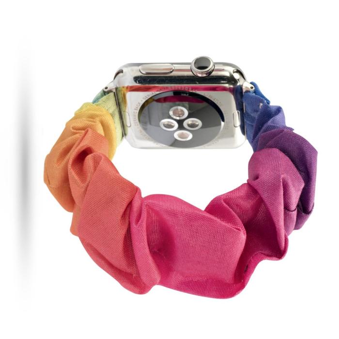 Bild 2,  Scrunchie Marble Fade Armband Apple Watch 42/41/40/38 mm - Teknikhallen.se