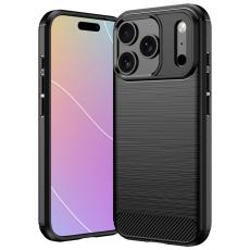  iPhone 18 Pro Max/17 Pro Max Skal Kolfiber Textur Svart - Teknikhallen.se