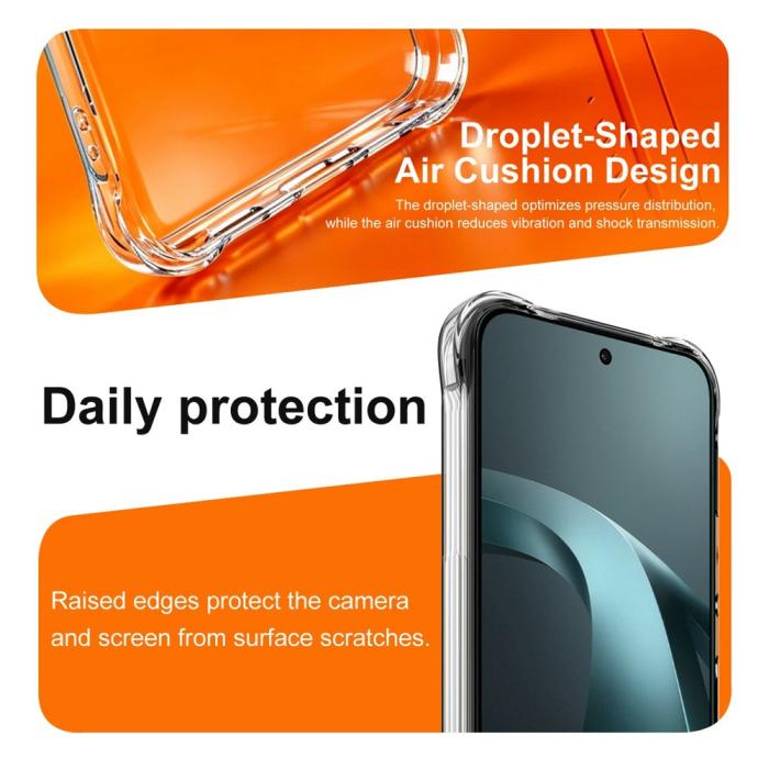 Bild 5, IMAK IMAK Xiaomi 17T Pro Skal TPU Shockproof Transparent - Teknikhallen.se