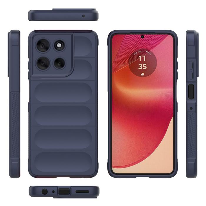 Bild 5,  Motorola Moto G56 5G Skal Magic Shield Blå - Teknikhallen.se