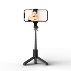  TriPod Selfie Stick Tr&aring;dl&ouml;s Bluetooth Svart - Teknikhallen.se