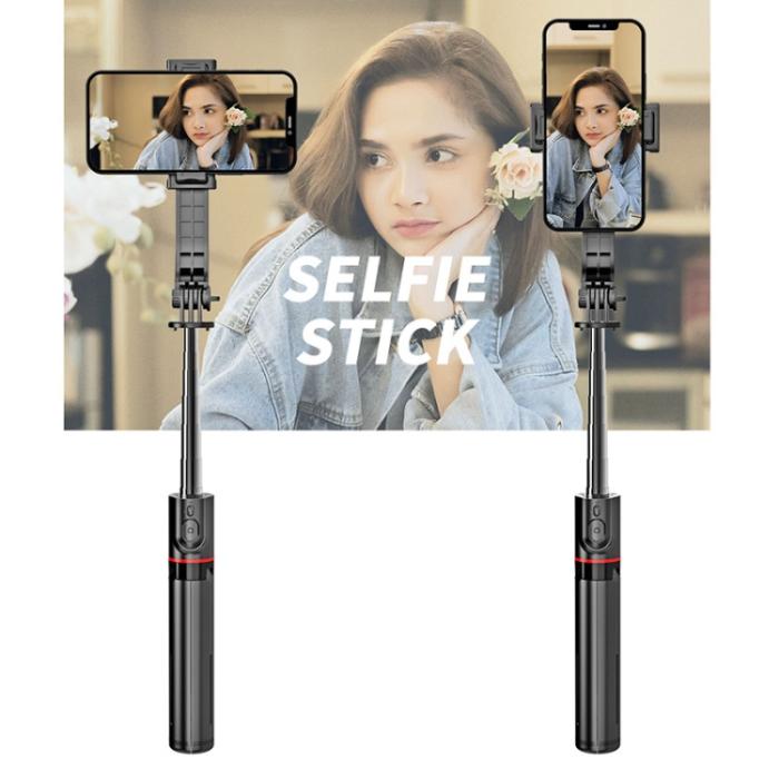 Bild 6,  Bluetooth Selfiestick Tripod 113 cm Svart - Teknikhallen.se