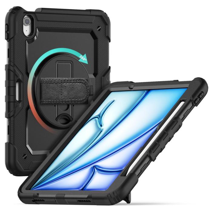 Bild 2, Tech-Protect Tech-Protect iPad Air 11 2026-2024 Fodral Solid360 Svart - Teknikhallen.se