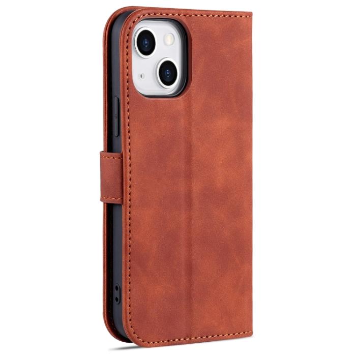 Bild 3, AZNS AZNS iPhone 14 Plus Fodral Skin Touch Brun - Teknikhallen.se