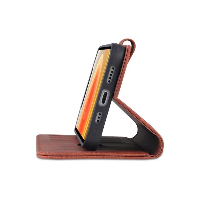 Bild 5, AZNS AZNS iPhone 14 Plus Fodral Skin Touch Brun - Teknikhallen.se