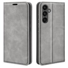  Samsung Galaxy A15 5G Fodral Flip Skin Touch Gr&aring; - Teknikhallen.se